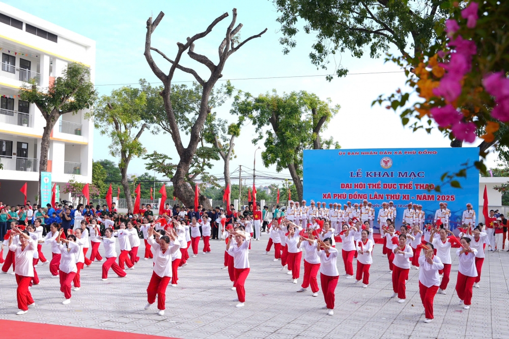 Đại hội Thể dục - Thể thao xã Phù Đổng quy tụ 2500 người tham dự