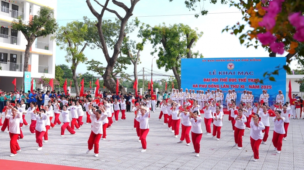 Đại hội Thể dục - Thể thao xã Phù Đổng quy tụ 2500 người tham dự