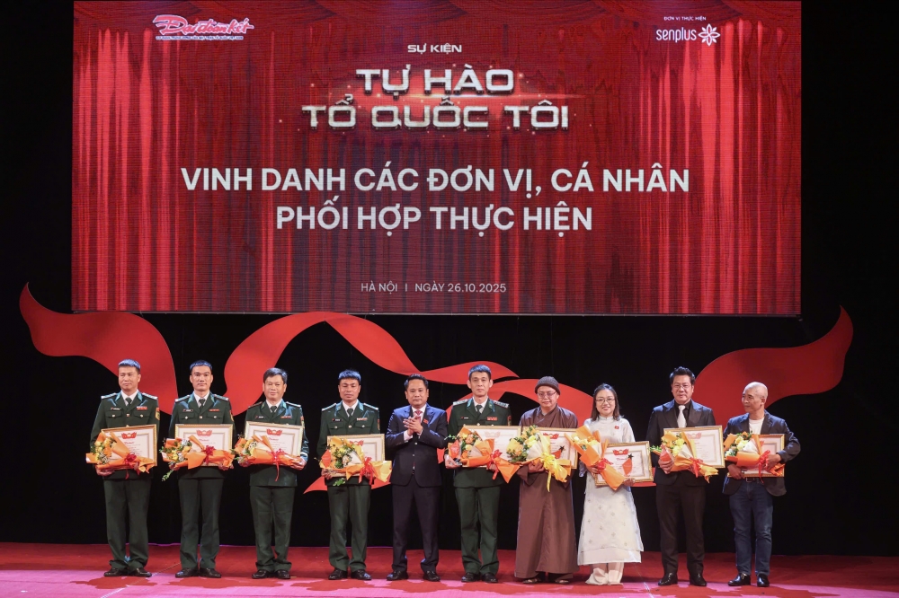 Vinh danh 26 cá nhân, tập thể truyền cảm hứng về tinh thần tự hào dân tộc