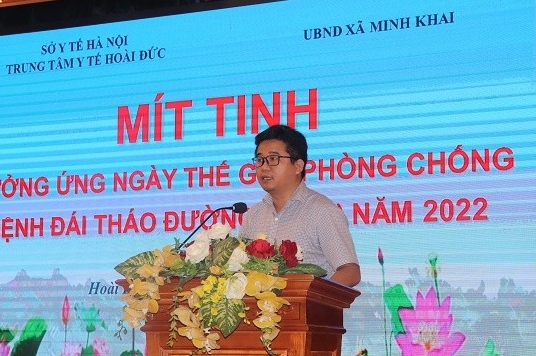 Mít tinh hưởng ứng Ngày thế giới phòng chống bệnh đái tháo đường 14/11