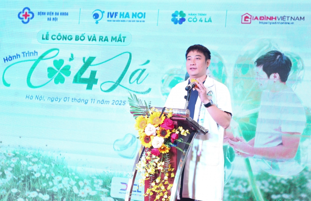 “Hành trình Cỏ Bốn Lá” thắp lên hy vọng cho những cặp vợ chồng hiếm muộn