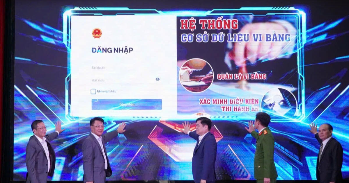 Hưng Yên: Đẩy mạnh chuyển đổi số trong ngành Tư pháp
