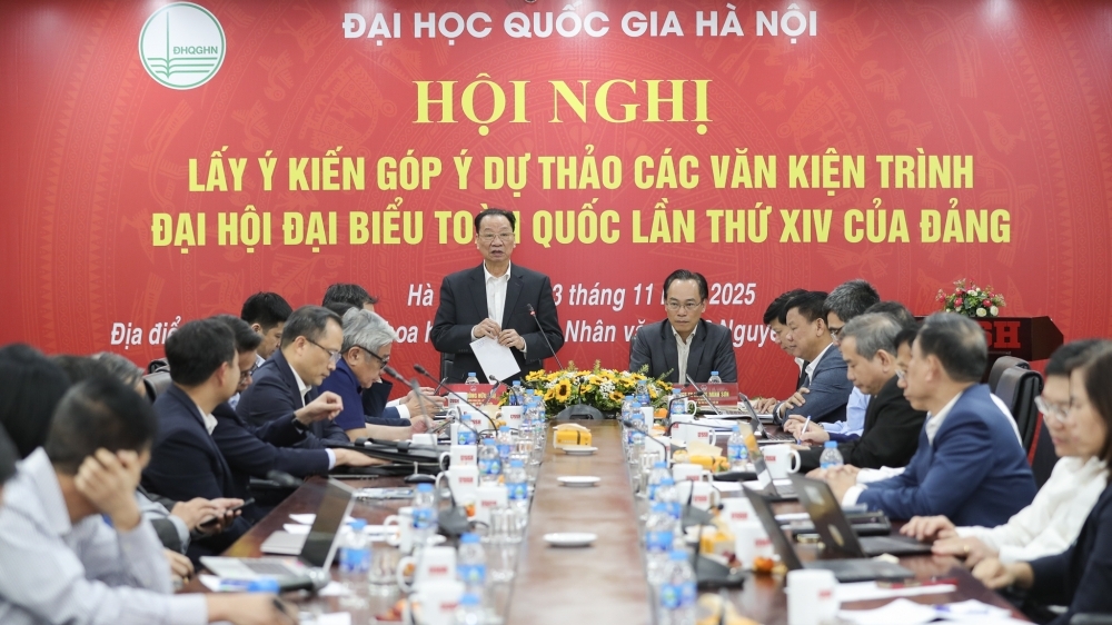 Đội ngũ trí thức, nhà khoa học Đại học Quốc gia Hà Nội góp ý Dự thảo văn kiện Đại hội XIV