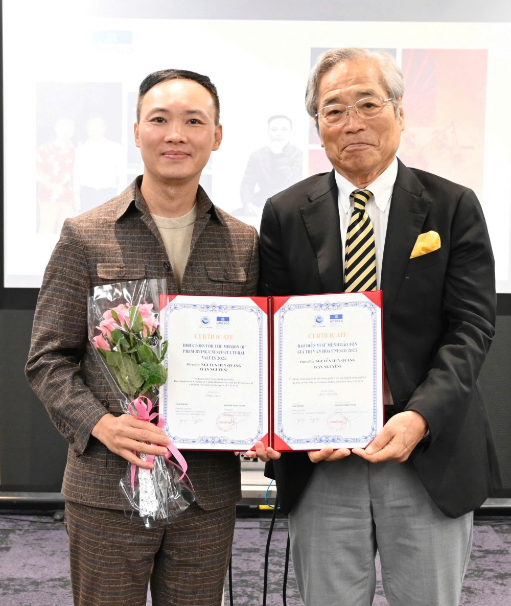 Người đầu tiên được vinh danh “Đạo diễn vì sứ mệnh bảo tồn giá trị văn hóa UNESCO 2025”