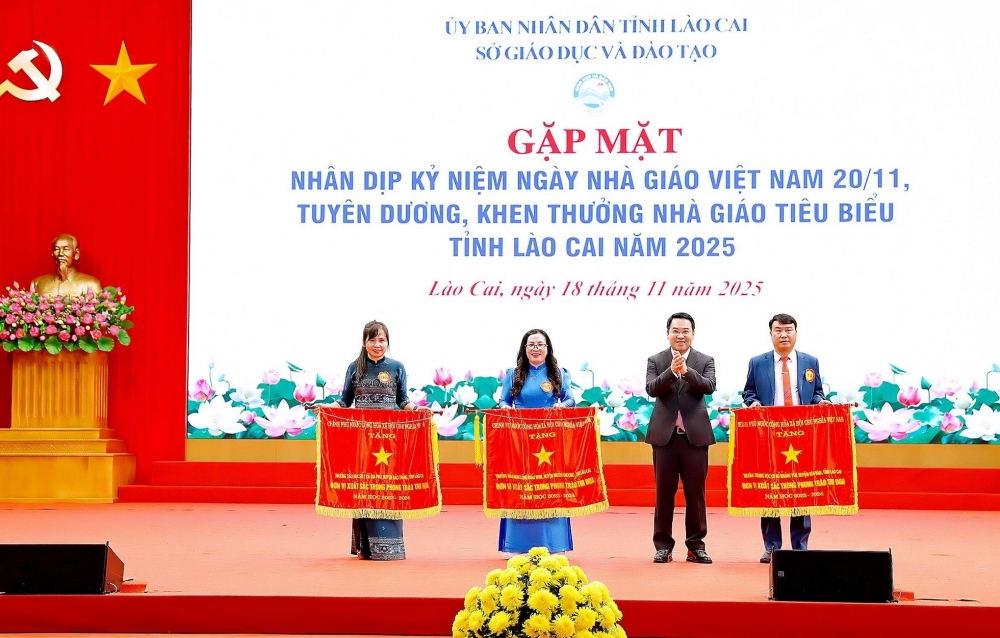 Tuyên dương, khen thưởng nhà giáo tiêu biểu tỉnh Lào Cai năm 2025
