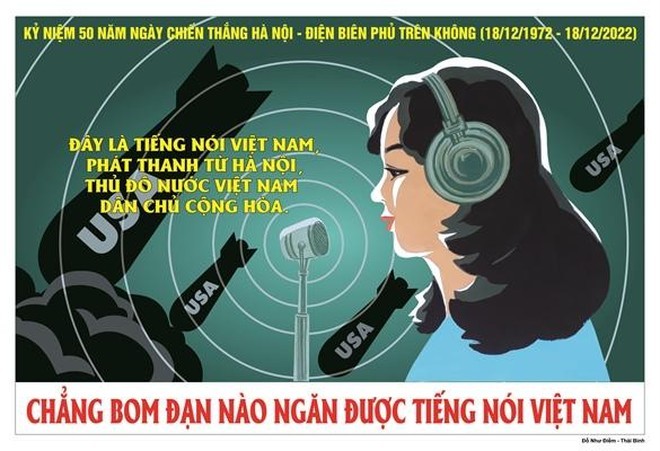 Phát hành 68 tranh cổ động tuyên truyền kỷ niệm 50 năm Chiến thắng Hà Nội - Điện Biên Phủ trên không