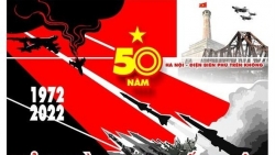 Phát hành 68 tranh cổ động tuyên truyền kỷ niệm 50 năm Chiến thắng Hà Nội - Điện Biên Phủ trên không