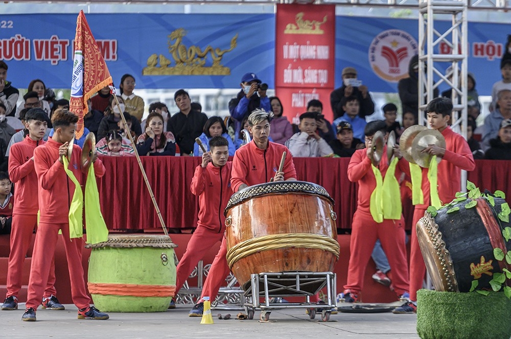 Lần đầu tiên thi đấu môn lân sư rồng tại Đại hội TDTT toàn quốc