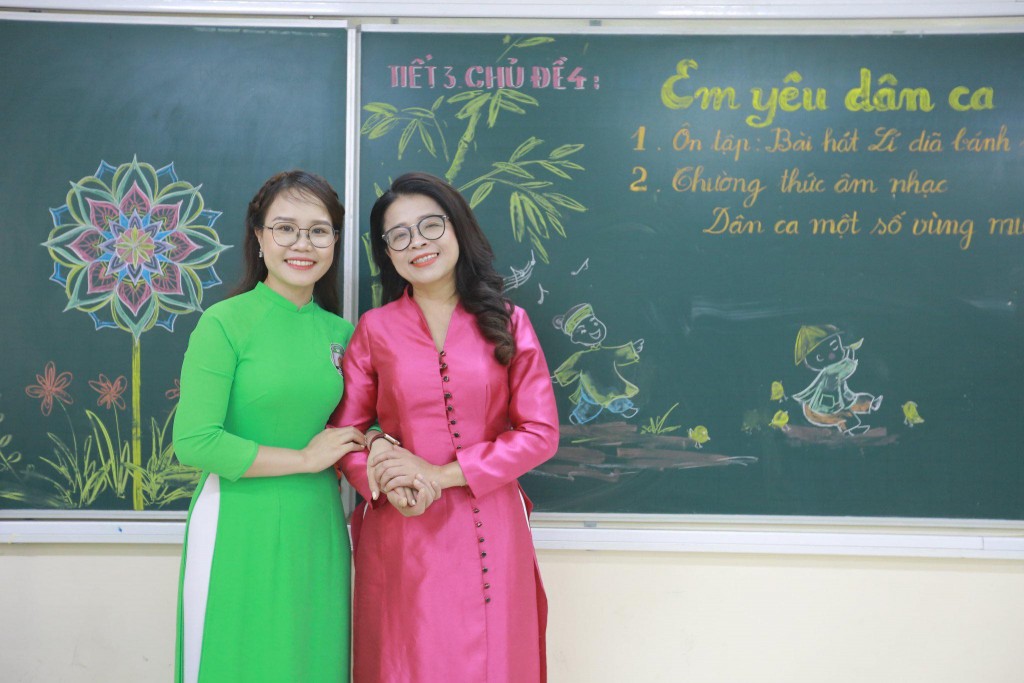 Tiết học nghệ thuật đầy tính thẩm mĩ của trường THCS Nguyễn Tri Phương
