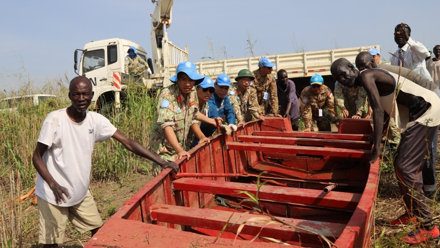 Lực lượng gìn giữ hòa bình Việt Nam tổ chức nhiều hoạt động dân vận tại Abyei