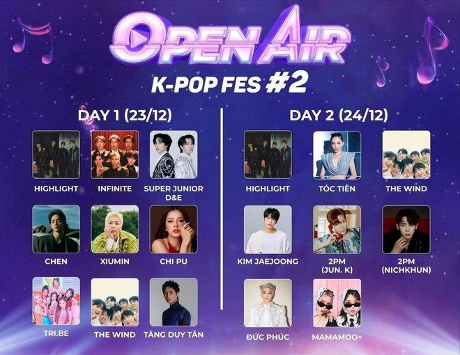 Dừng tổ chức Đại nhạc hội “K-POP Festival OPEN AIR #2”