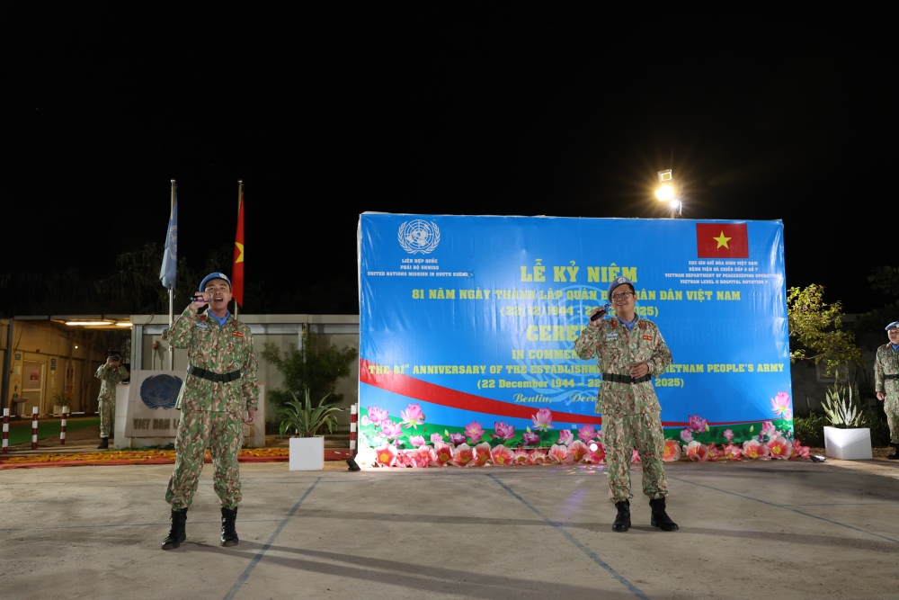 Nhiều hoạt động kỷ niệm 81 năm Ngày thành lập Quân đội Nhân dân Việt Nam tại Nam Sudan