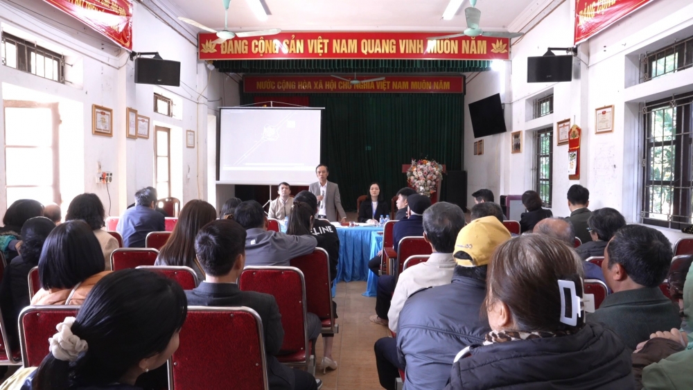 Triển khai giải phóng mặt bằng, phục vụ dự án xây dựng đường dẫn cầu Tứ Liên