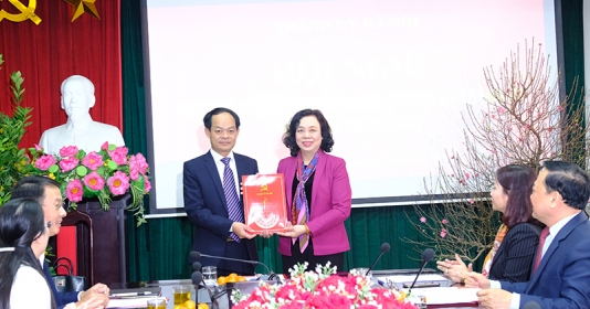 Hà Nội: Trao quyết định bổ nhiệm 2 phó trưởng ban Đảng Thành ủy ha noi trao quyet dinh bo nhiem 2 pho truong ban dang thanh uy