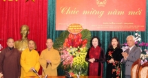 Phó Bí thư Thường trực Thành ủy tiếp đoàn đại biểu Ban Trị sự Giáo hội Phật giáo Việt Nam TP Hà Nội
