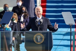 nhung hinh anh dang nho tai le tuyen the cua ong joe biden