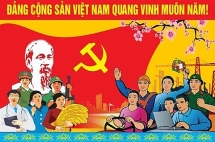 Trang trọng Lễ mít tinh kỷ niệm 90 năm Ngày thành lập Đảng Cộng sản Việt Nam