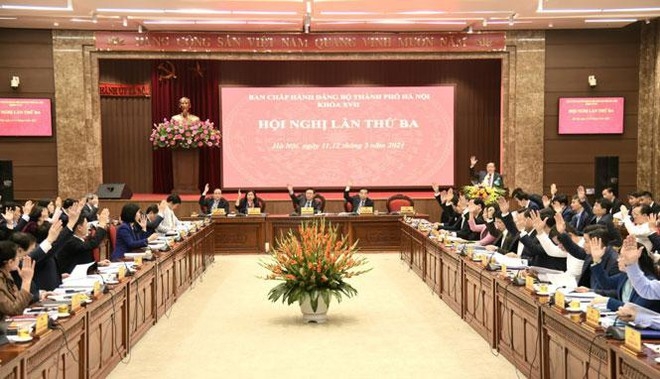 Hội nghị lần thứ ba - Ban chấp hành Đảng bộ TP Hà Nội