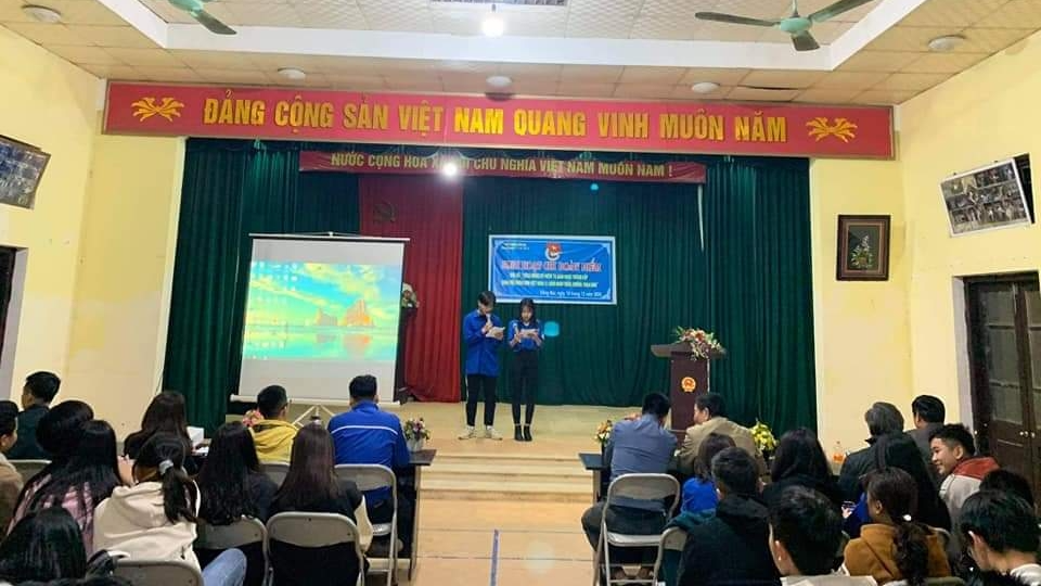 Sinh hoạt chi đoàn của tuổi trẻ phường Đồng Mai, Hà Đông, Hà Nội