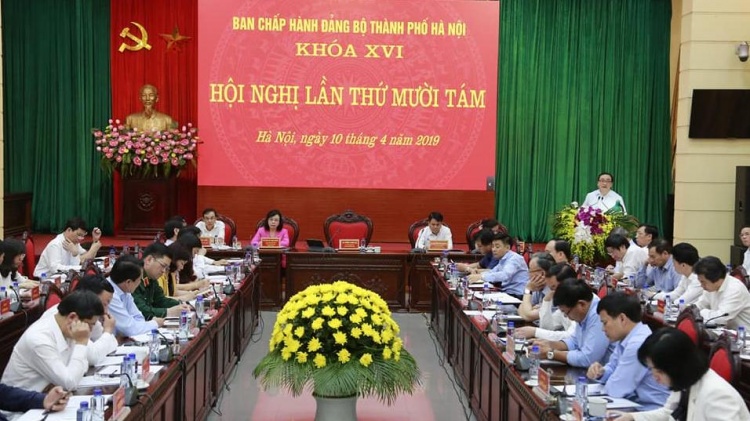 Phát biểu của Bí thư Thành uỷ Hoàng Trung Hải tại Hội nghị lần thứ 18 BCH Đảng bộ TP Hà Nội