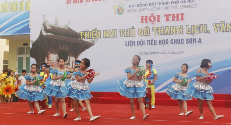 Thiếu nhi Thủ đô thi tìm hiểu nếp sống văn hóa người Hà Nội
