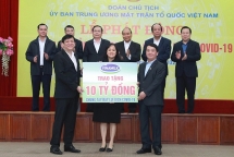 vinamilk ung ho 10 ti dong chung tay cung chinh phu day lui dai dich covid 19