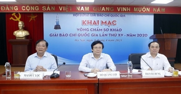 1.823 tác phẩm báo chí vào vòng sơ khảo Giải Báo chí quốc gia năm 2020