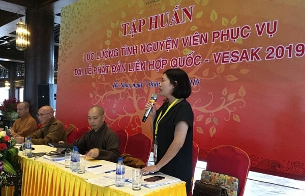 7.200 đoàn viên, thanh niên tham gia tình nguyện phục vụ Đại lễ Phật Đản