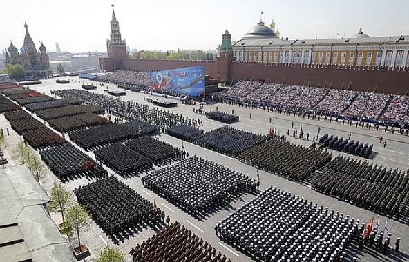 13.000 binh sĩ tham gia lễ duyệt binh Ngày Chiến thắng trên Quảng trường Đỏ, Moskva, Nga