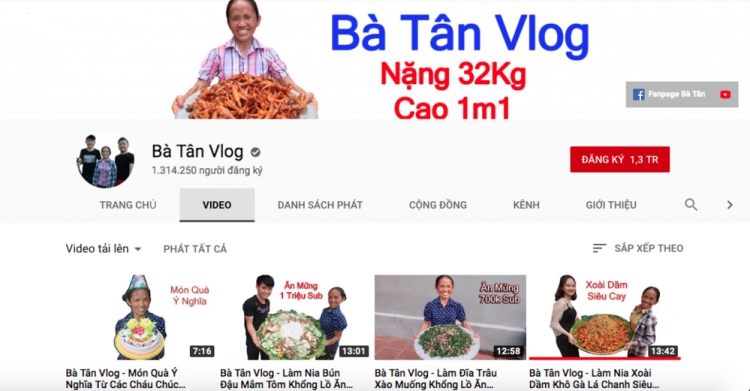 "Thánh YouTuber" nói gì về "Bà Tân Vê Lốc" 2 tuần hút 1 triệu người theo dõi?