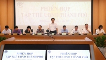 Tập thể UBND thành phố xem xét, quyết định 6 nội dung trình HĐND