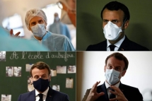 Tổng thống Pháp minh chứng khẩu trang có thể thời trang như thế nào