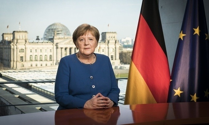 merkel vut sang giua covid 19