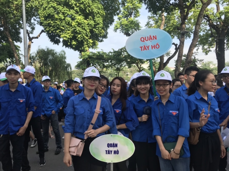 Tưng bừng Lễ ra quân phong trào chống rác thải nhựa tung bung le ra quan phong trao chong rac thai nhua