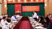 Đoàn kiểm tra của Bộ Chính trị làm việc với Hà Nội về công tác cán bộ và tổ chức bộ máy
