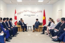 Thủ tướng Nguyễn Xuân Phúc gặp gỡ song phương với các lãnh đạo thế giới