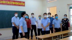 Kiểm tra công tác phòng, chống dịch Covid-19 gắn với tổ chức kỳ thi vào lớp 10 tại huyện Hoài Đức