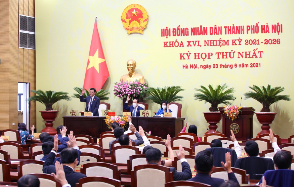 Kỳ họp đầu tiên của HĐND TP Hà Nội khóa XVI thành công tốt đẹp