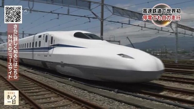 Nhật thử tàu cao tốc chạy bằng pin đầu tiên trên thế giới