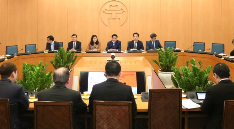 Tăng cường hợp tác song phương giữa Hà Nội và Singapore tang cuong hop tac song phuong giua ha noi va singapore