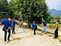 Dấu chân tình nguyện trên vùng khó