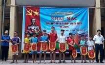 Khai mạc các giải thể thao Thiếu niên tại xã Đại Yên