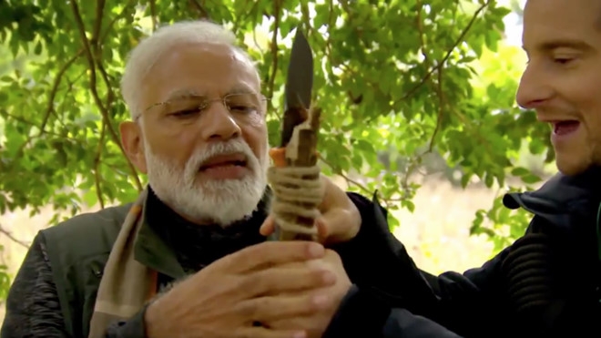 Thủ tướng Ấn Độ tham gia thử thách sinh tồn cùng Bear Grylls thu tuong an do tham gia thu thach sinh ton cung bear grylls