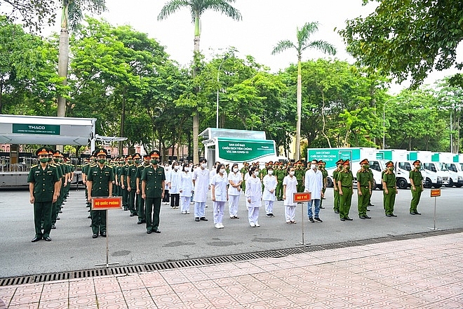 Lễ phát động triển khai Chiến dịch tiêm chủng vắc xin phòng Covid-19.