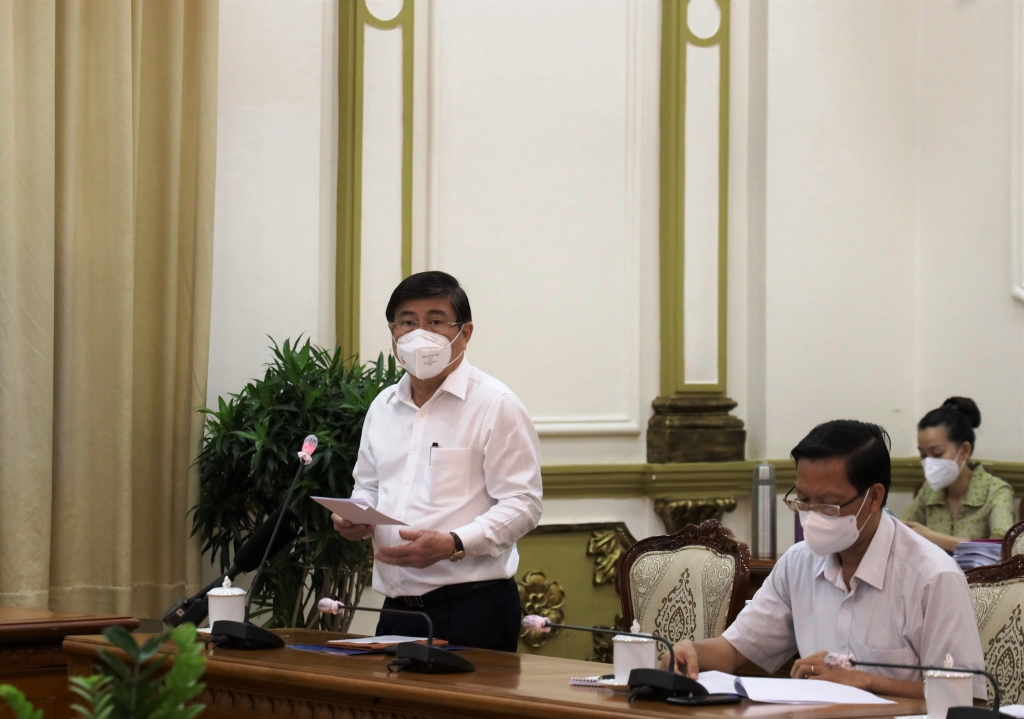 Chủ tịch UBND TP HCM Nguyễn Thành Phong nhấn mạnh 5 giải pháp trọng tâm