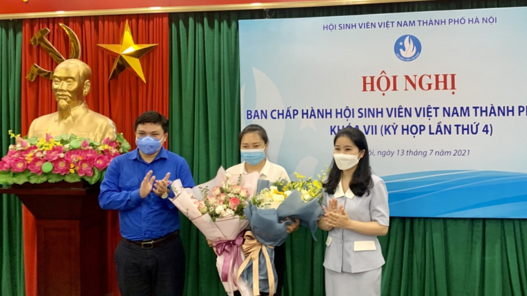 Đồng chí Hoàng Thanh Tâm được bầu làm Phó Chủ tịch Hội Sinh viên thành phố Hà Nội