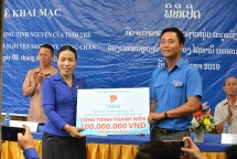 khai mac cac hoat dong tinh nguyen cua tuoi tre thu do tai lao