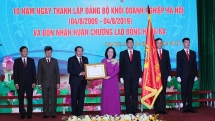 Đảng ủy Khối Doanh nghiệp Hà Nội đón nhận Huân chương Lao động hạng Ba