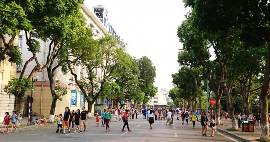 Mở rộng không gian phố đi bộ ra phía Bắc hồ Hoàn Kiếm mo rong khong gian pho di bo ra phia bac ho hoan kiem