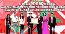 Lễ đón nhận Di sản văn hóa phi vật thể quốc gia tại Na Hang